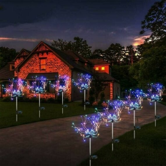 🎁Last Day Promotion- SAVE 70%💦Waterproof Solar Garden Fireworks Lamp
