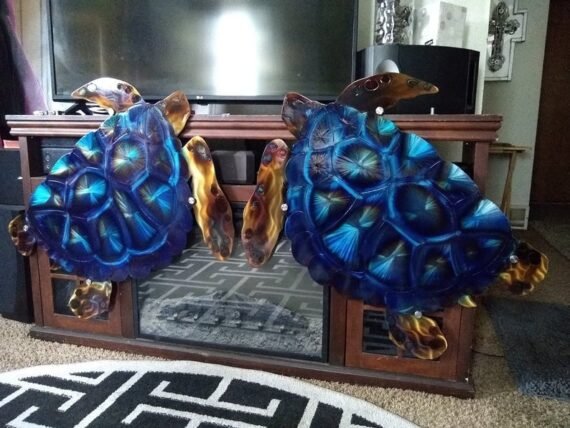 Turtle Metal Wall Sculpture