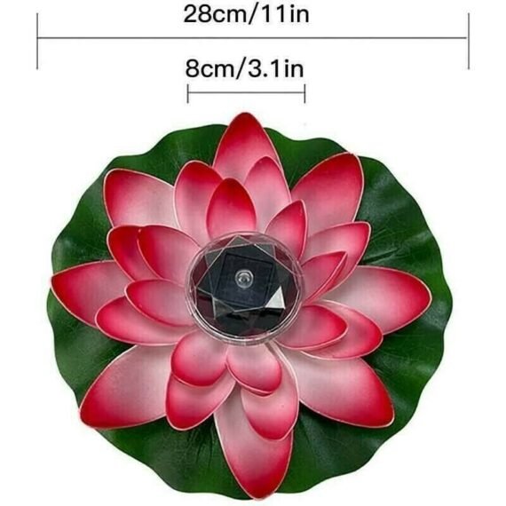 Solar Floating Lotus Flower Light(One piece set)