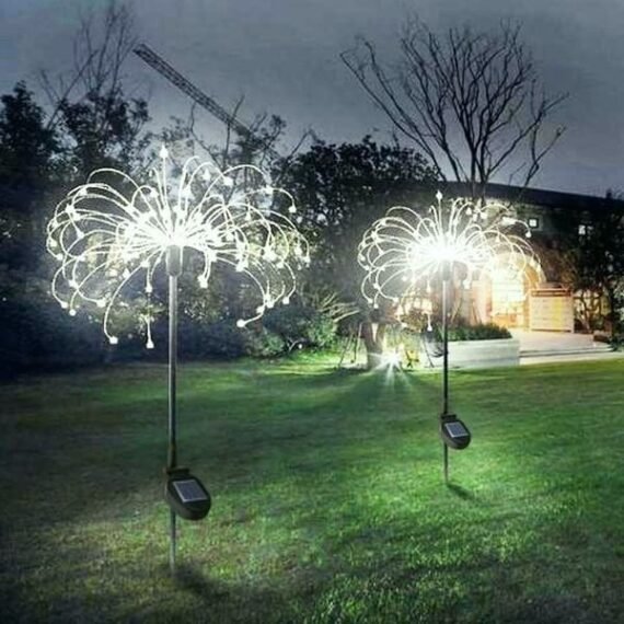 🎁Last Day Promotion- SAVE 70%💦Waterproof Solar Garden Fireworks Lamp