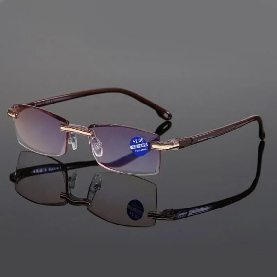 ⚡LAST DAY🔥2024 New Sapphire high hardness anti-blue progressive Far And Near Dual-Use Reading Glasses✨