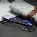 ⚡LAST DAY🔥2024 New Sapphire high hardness anti-blue progressive Far And Near Dual-Use Reading Glasses✨