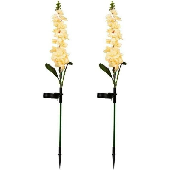 Violet Flower Solar Garden Light(SET OF TWO)