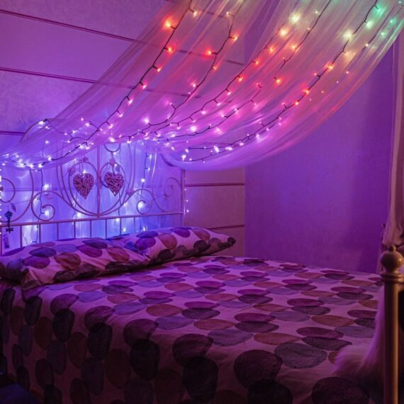 🌈Smart Custom LED Decorative Rainbow curtain lights