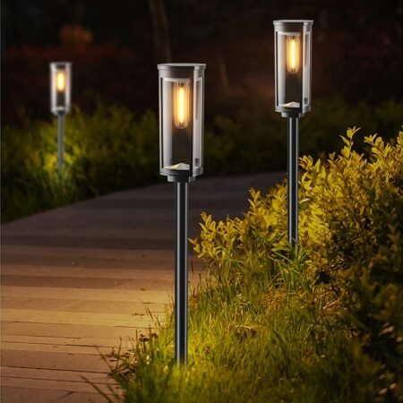 BITPOTT Solar Outdoor Garden Landscape Light