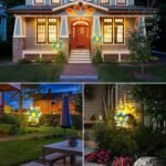 Kacux Solar Garden Metal Sun Lights Decor