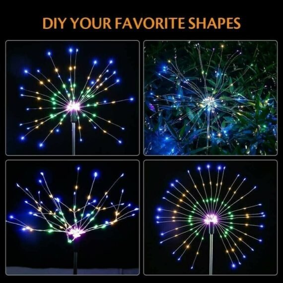🎁Last Day Promotion- SAVE 70%💦Waterproof Solar Garden Fireworks Lamp