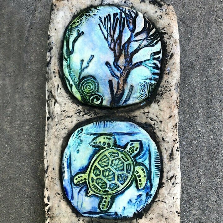 Starry Sky Ocean Garden Sculpture Decoration