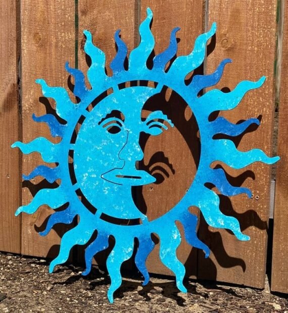 Sun And Moon Metal Wall Art