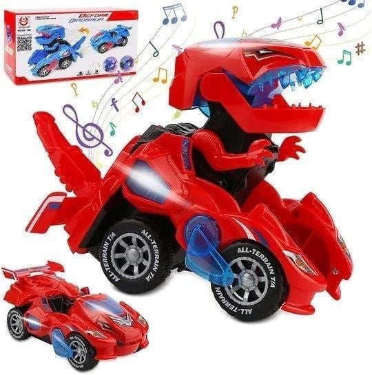 🎅Early Christmas Sale - 49% OFF🎁LED DINOSAUR TRANSFORMATION CAR TOY