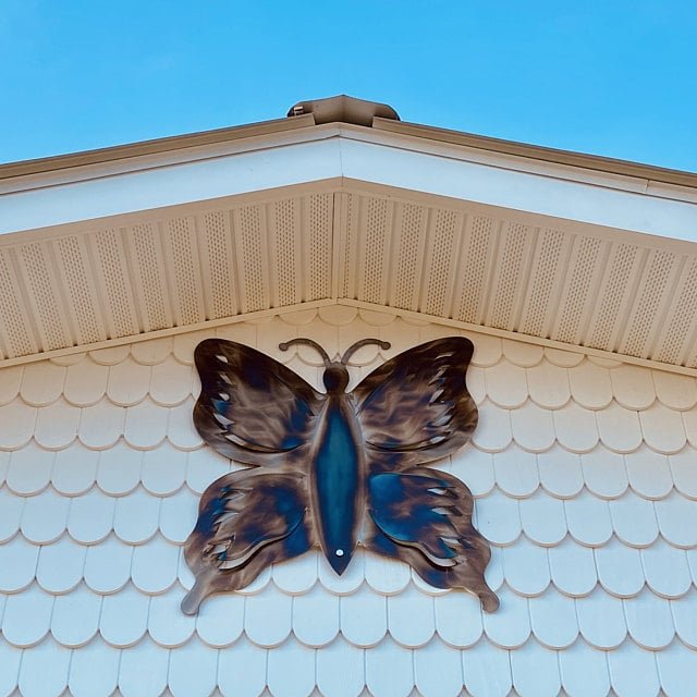 Metal Butterfly 3D Plasma Cut Sculpture