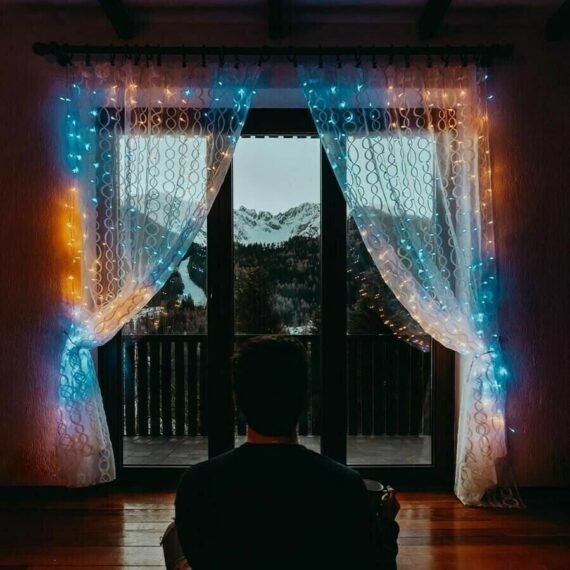 🌈Smart Custom LED Decorative Rainbow curtain lights