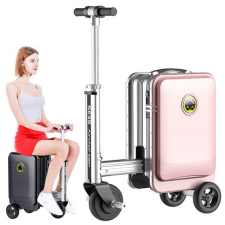 ⚡Clearance Price💓Smart Rideable Luggage Travel Electric Luggage Scooter