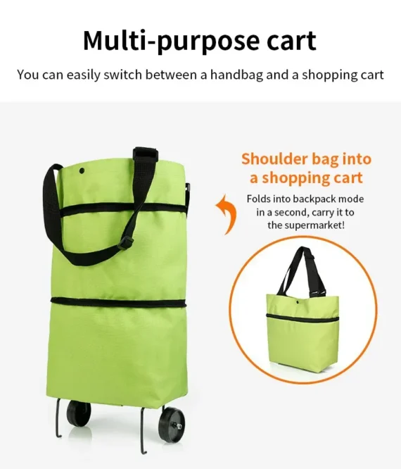 🔥Clearance Price🛒 2-in-1 Shopping Bag Folding Bag