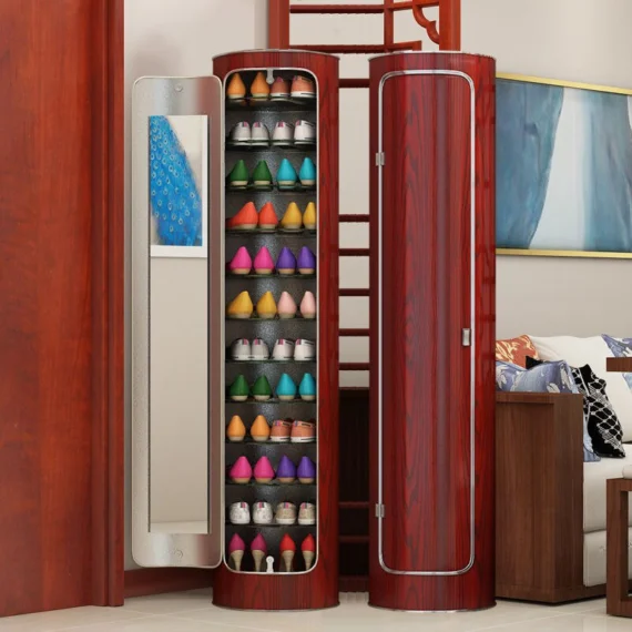 🎉خزانة أحذية دوارة معقمة ذكية