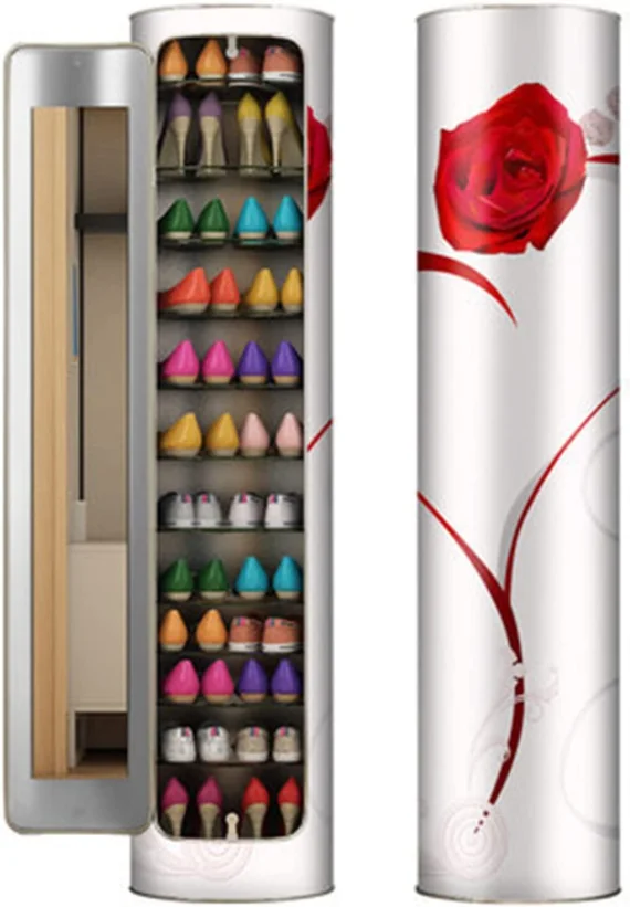 🎉خزانة أحذية دوارة معقمة ذكية