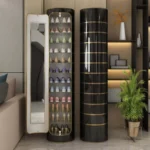 🎉خزانة أحذية دوارة معقمة ذكية